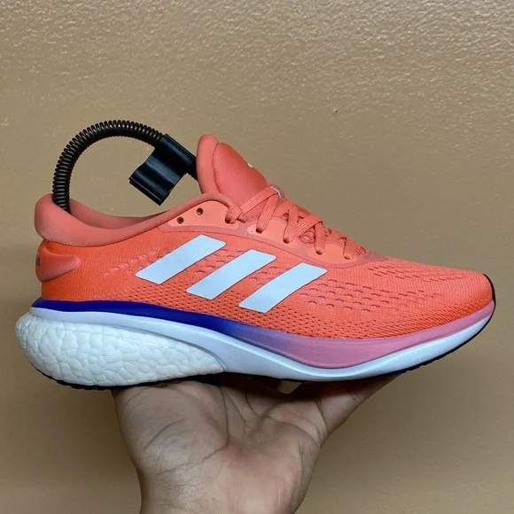 Adidas Supernova 2 Running Sneakers “Coral Fusion / Cloud White / Beam Pink”